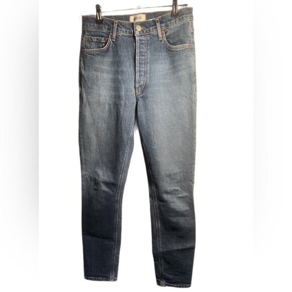 AGOLDE Nico High-Rise Slim Trendy Style Medium Wash 5 pocket Skinny Leg Jeans 26 - Picture 2 of 6